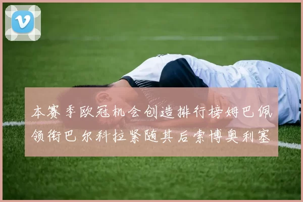 本赛季欧冠机会创造排行榜姆巴佩领衔巴尔科拉紧随其后索博奥利塞表现出色